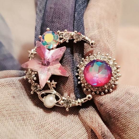Constellation Galaxy Multi Color Gem Ring - Picture 9 of 14